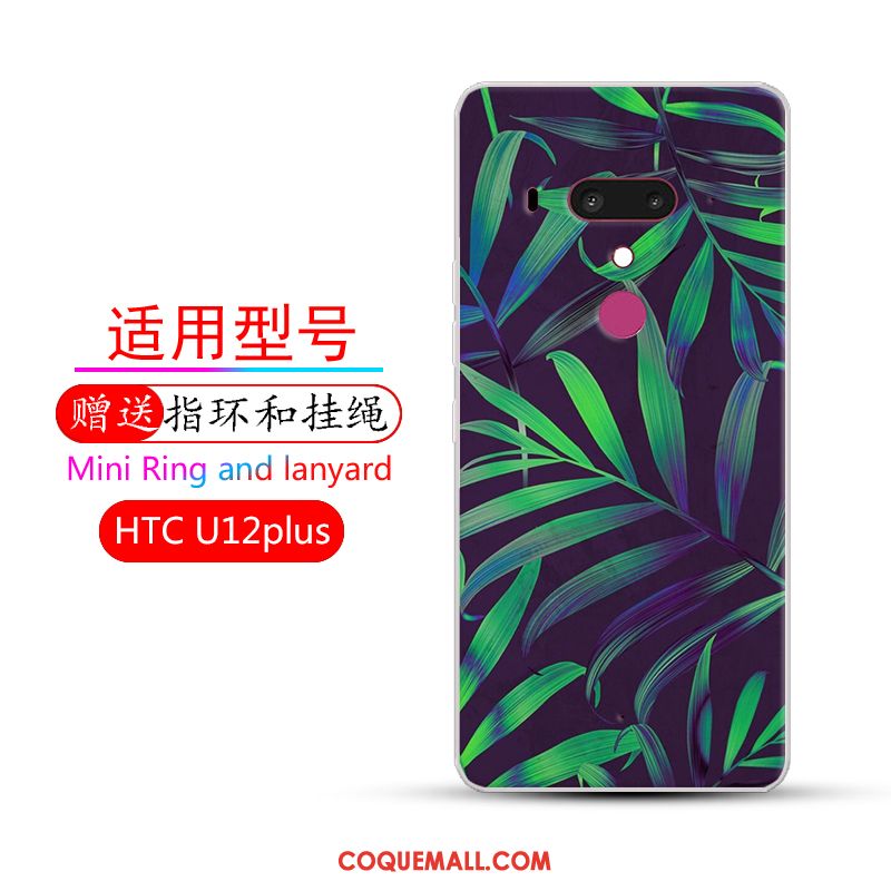 Étui Htc U12+ Tout Compris Incassable Créatif, Coque Htc U12+ Protection Fluide Doux