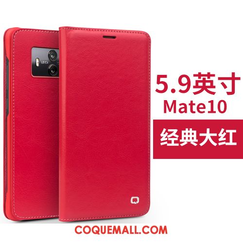 Étui Huawei Mate 10 Carte Étui En Cuir Légère, Coque Huawei Mate 10 Téléphone Portable Protection Braun