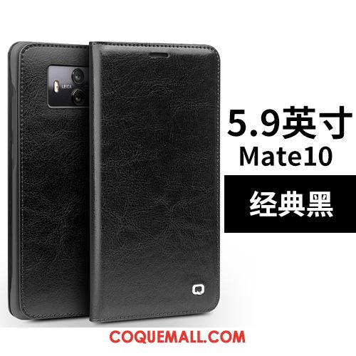 Étui Huawei Mate 10 Carte Étui En Cuir Légère, Coque Huawei Mate 10 Téléphone Portable Protection Braun