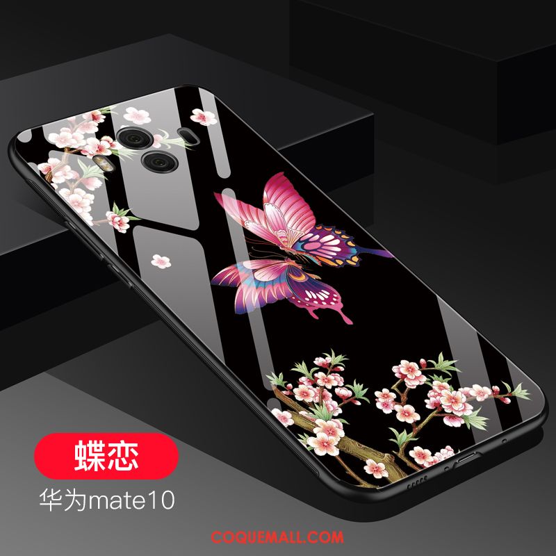 Étui Huawei Mate 10 Délavé En Daim Bleu Téléphone Portable, Coque Huawei Mate 10
