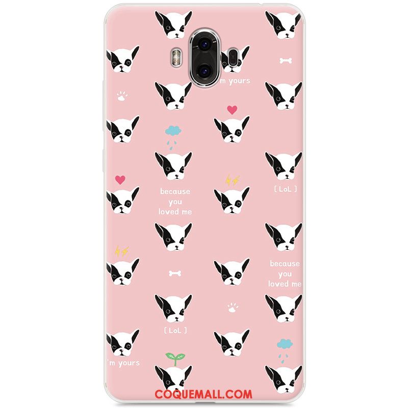 Étui Huawei Mate 10 Fluide Doux Protection Téléphone Portable, Coque Huawei Mate 10 Gris Dessin Animé