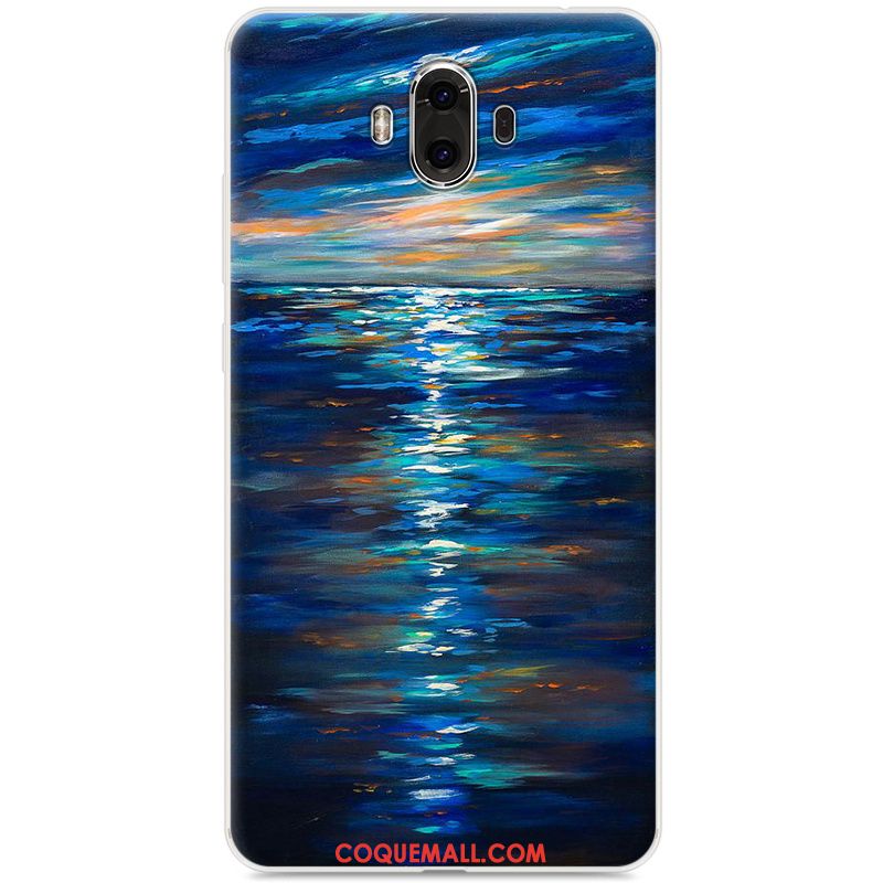 Étui Huawei Mate 10 Fluide Doux Protection Téléphone Portable, Coque Huawei Mate 10 Gris Dessin Animé