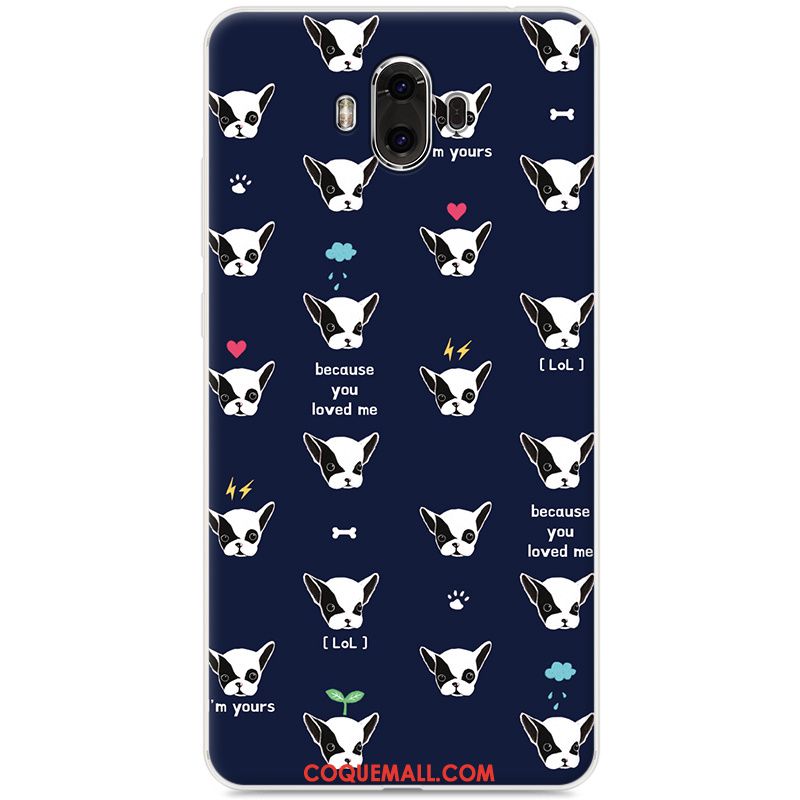 Étui Huawei Mate 10 Fluide Doux Protection Téléphone Portable, Coque Huawei Mate 10 Gris Dessin Animé