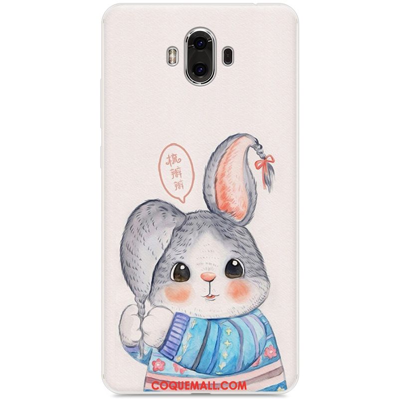 Étui Huawei Mate 10 Fluide Doux Protection Téléphone Portable, Coque Huawei Mate 10 Gris Dessin Animé