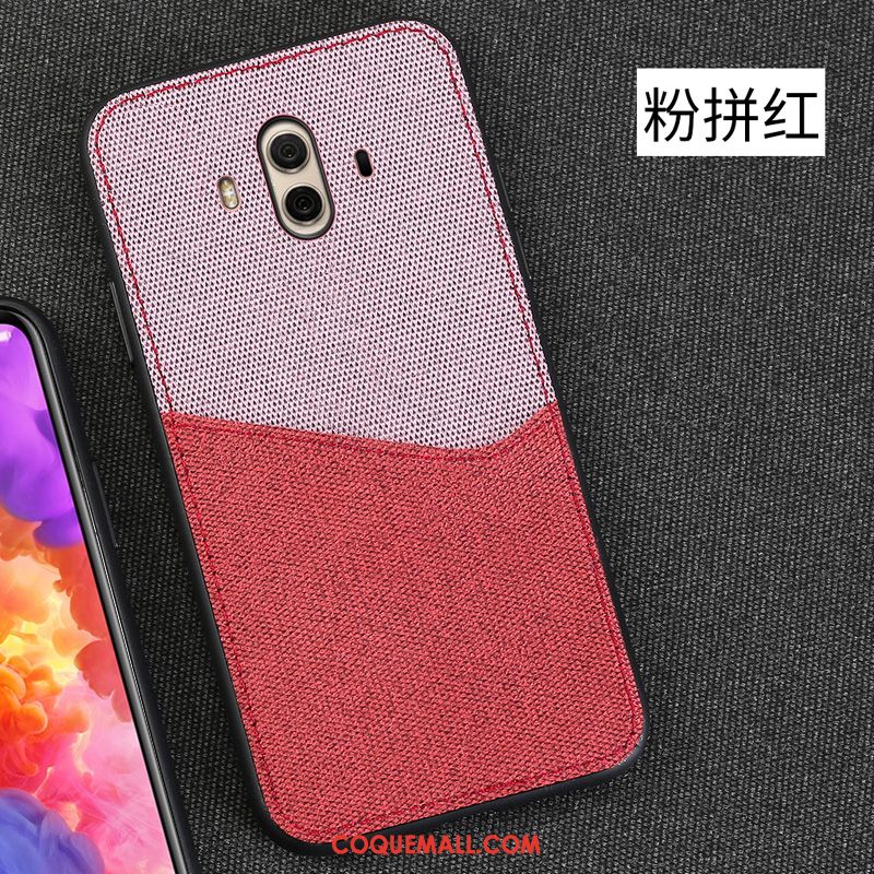 Étui Huawei Mate 10 Incassable Magnétisme Rouge, Coque Huawei Mate 10 Téléphone Portable