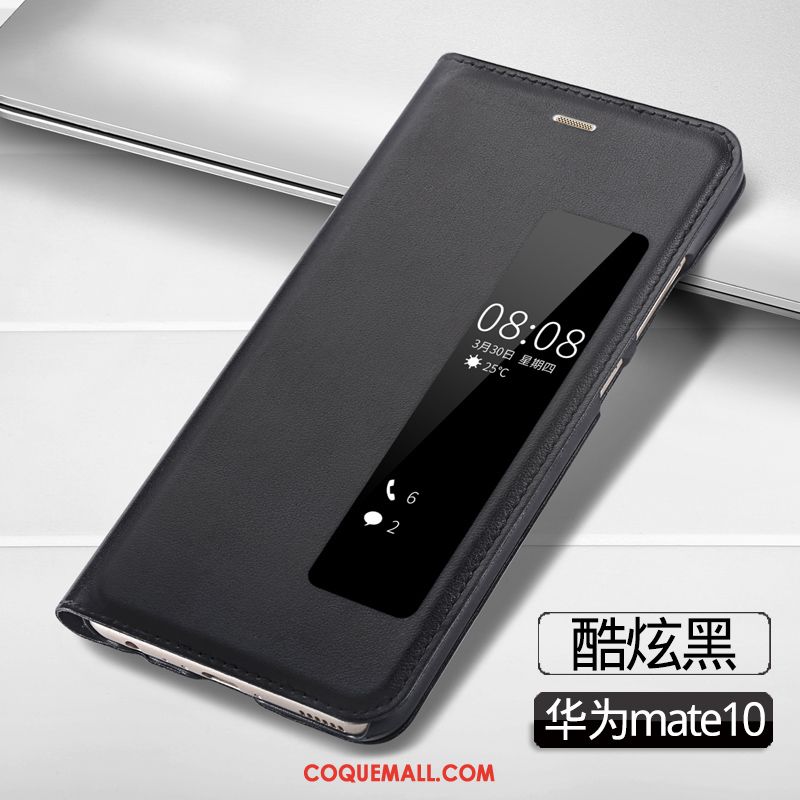 Étui Huawei Mate 10 Incassable Protection Étui En Cuir, Coque Huawei Mate 10 Or Tout Compris