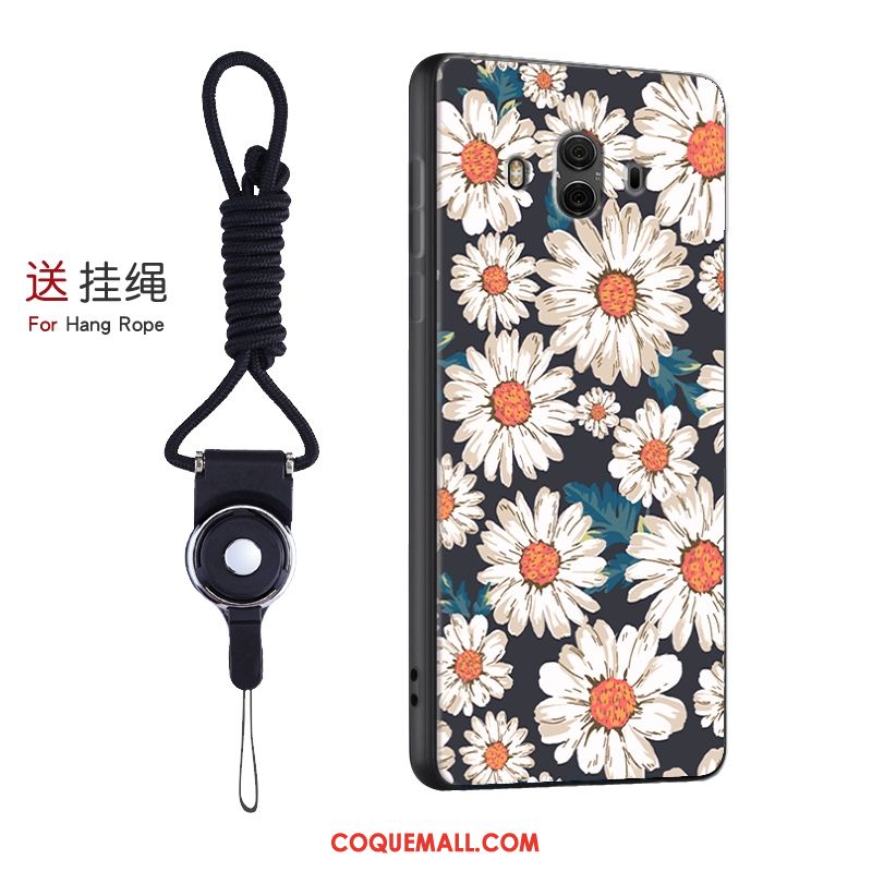 Étui Huawei Mate 10 Incassable Téléphone Portable Bleu, Coque Huawei Mate 10 Fluide Doux Créatif