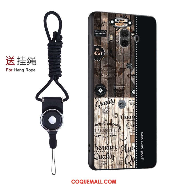 Étui Huawei Mate 10 Incassable Téléphone Portable Bleu, Coque Huawei Mate 10 Fluide Doux Créatif