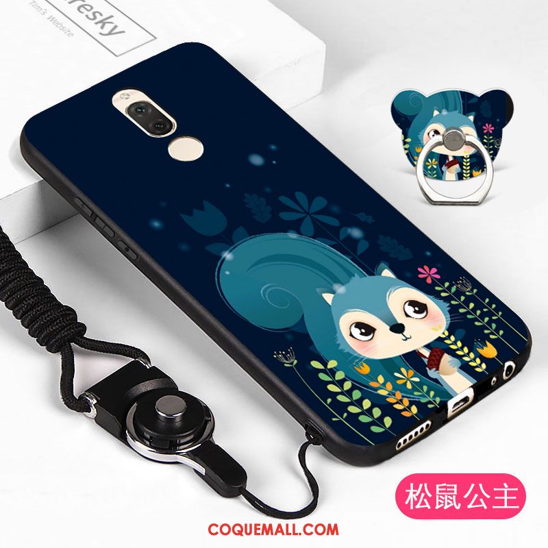 Étui Huawei Mate 10 Lite Dessin Animé Fluide Doux Tendance, Coque Huawei Mate 10 Lite Silicone Blanc