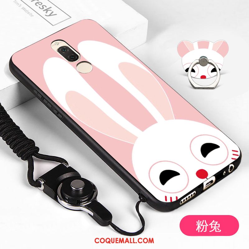 Étui Huawei Mate 10 Lite Dessin Animé Fluide Doux Tendance, Coque Huawei Mate 10 Lite Silicone Blanc