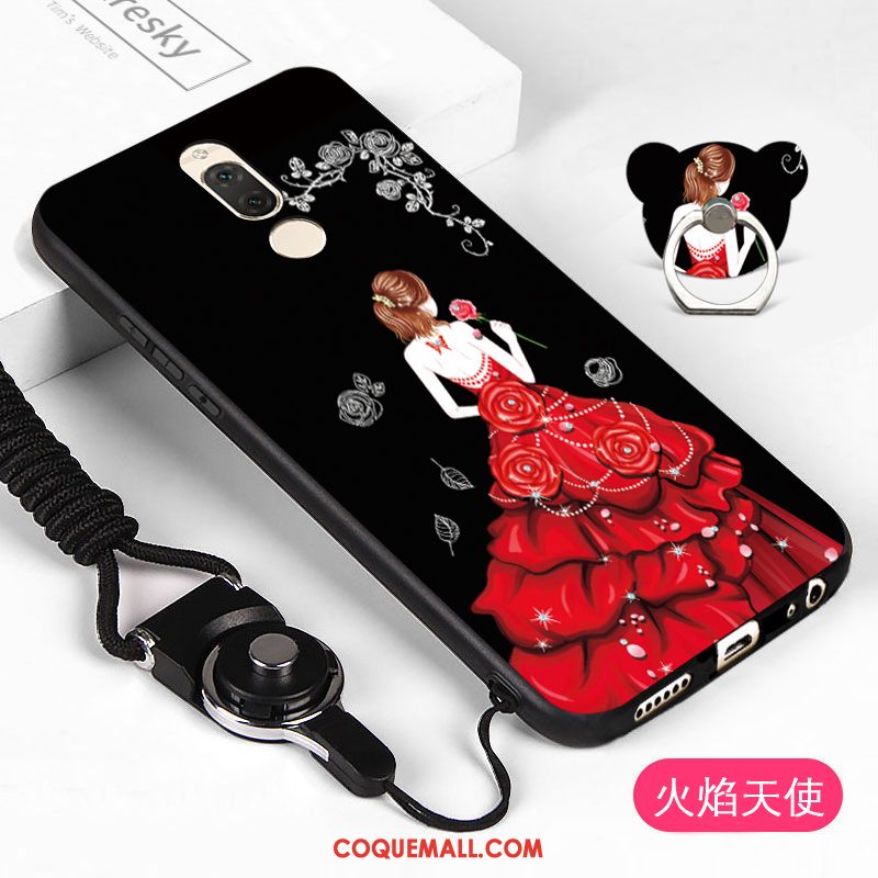 Étui Huawei Mate 10 Lite Dessin Animé Fluide Doux Tendance, Coque Huawei Mate 10 Lite Silicone Blanc