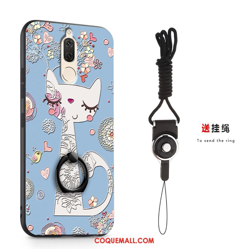 Étui Huawei Mate 10 Lite Dessin Animé Téléphone Portable Anneau, Coque Huawei Mate 10 Lite Fluide Doux Tout Compris