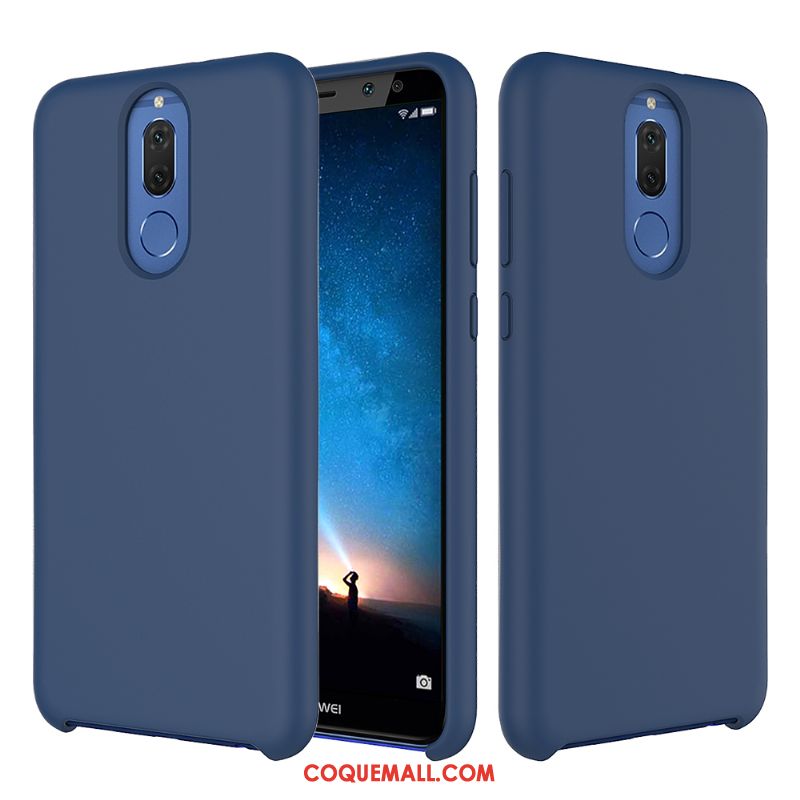 Étui Huawei Mate 10 Lite Incassable Fluide Doux Téléphone Portable, Coque Huawei Mate 10 Lite Silicone Blanc