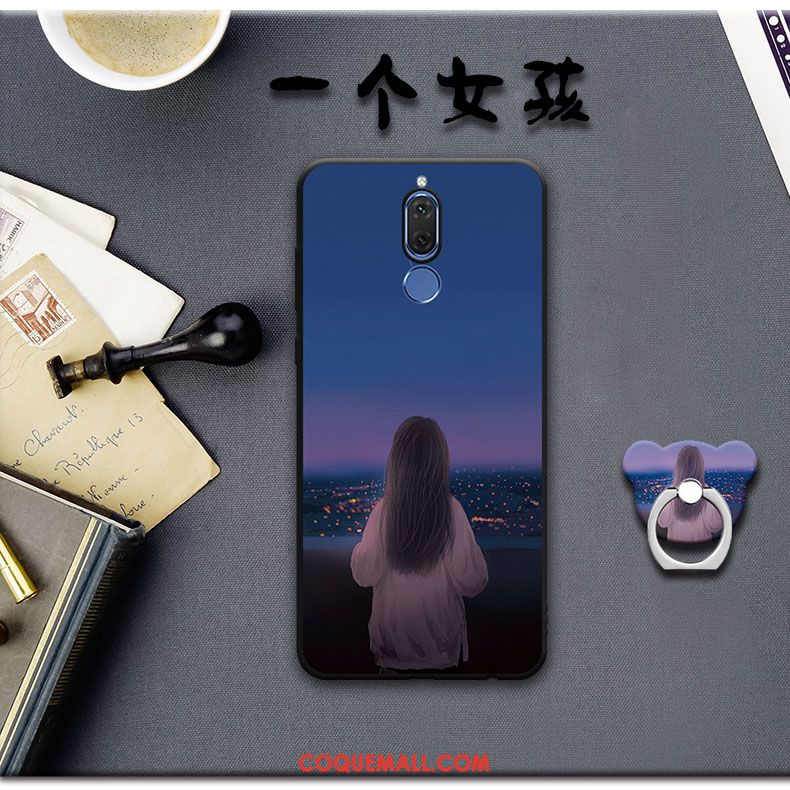 Étui Huawei Mate 10 Lite Personnalité Fluide Doux Protection, Coque Huawei Mate 10 Lite Téléphone Portable Noir