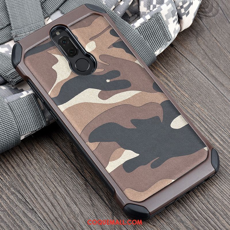 Étui Huawei Mate 10 Lite Protection Camouflage Téléphone Portable, Coque Huawei Mate 10 Lite Incassable Tout Compris Braun Sandfarben