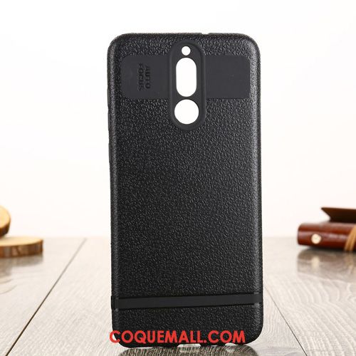 Étui Huawei Mate 10 Lite Silicone Fluide Doux Cuir, Coque Huawei Mate 10 Lite Modèle Fleurie Business