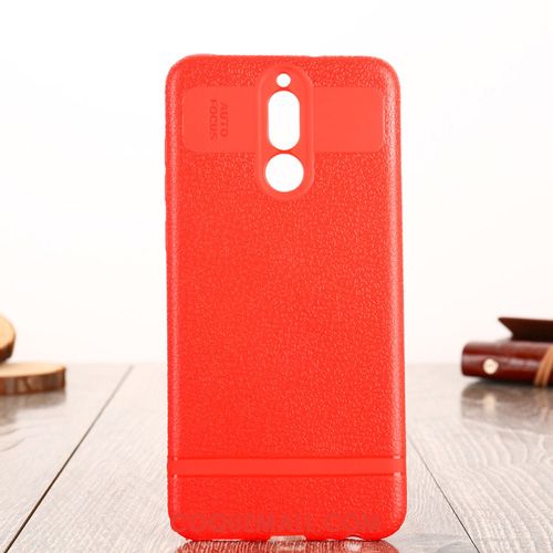 Étui Huawei Mate 10 Lite Silicone Fluide Doux Cuir, Coque Huawei Mate 10 Lite Modèle Fleurie Business