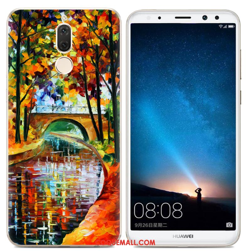 Étui Huawei Mate 10 Lite Silicone Tendance Créatif, Coque Huawei Mate 10 Lite Téléphone Portable Transparent