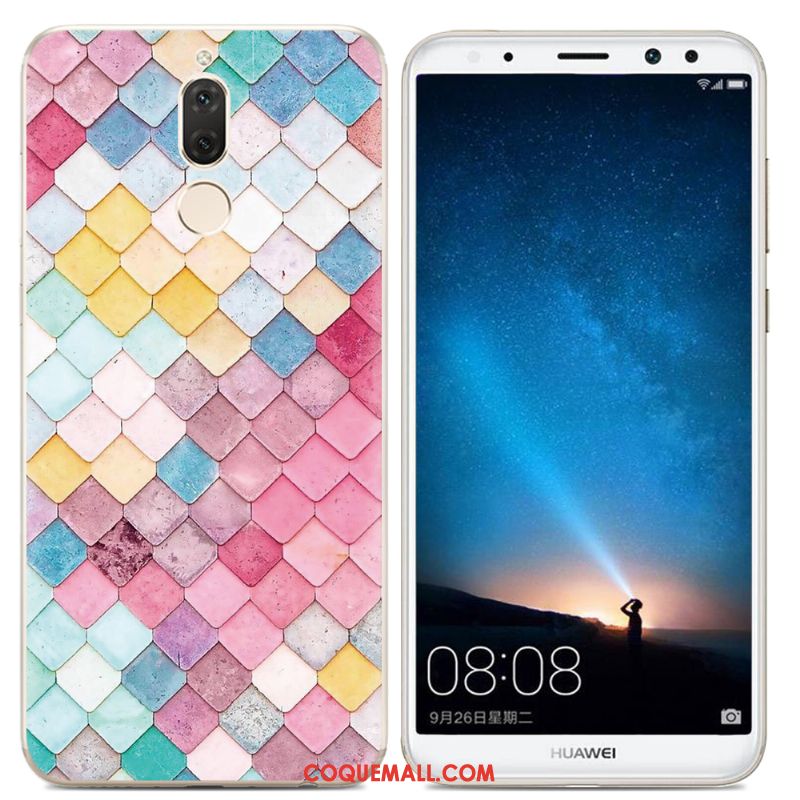 Étui Huawei Mate 10 Lite Silicone Tendance Créatif, Coque Huawei Mate 10 Lite Téléphone Portable Transparent