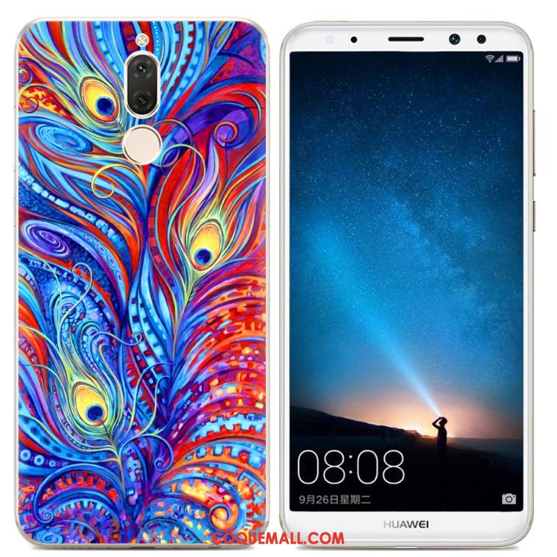 Étui Huawei Mate 10 Lite Silicone Tendance Créatif, Coque Huawei Mate 10 Lite Téléphone Portable Transparent