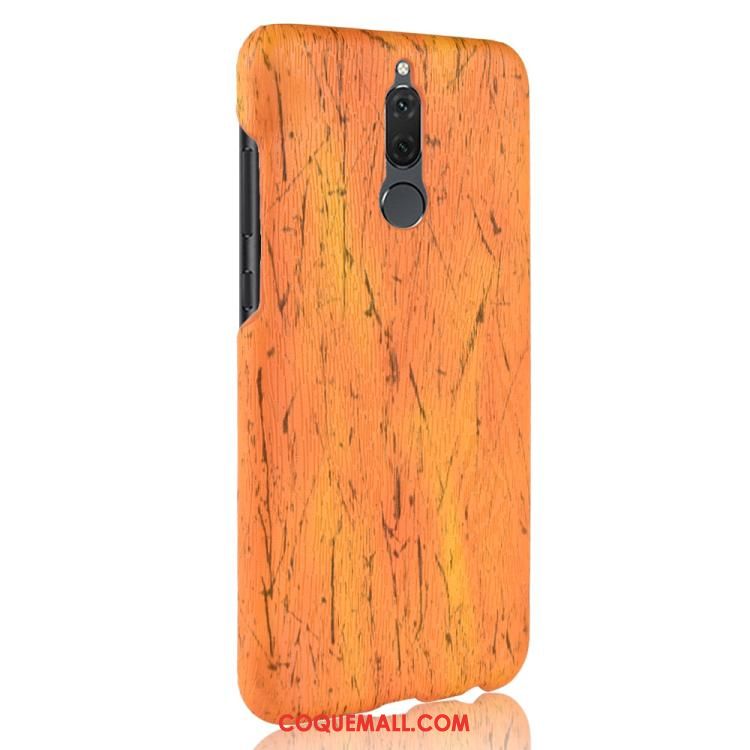 Étui Huawei Mate 10 Lite Simple Téléphone Portable Violet, Coque Huawei Mate 10 Lite Grain De Bois Incassable