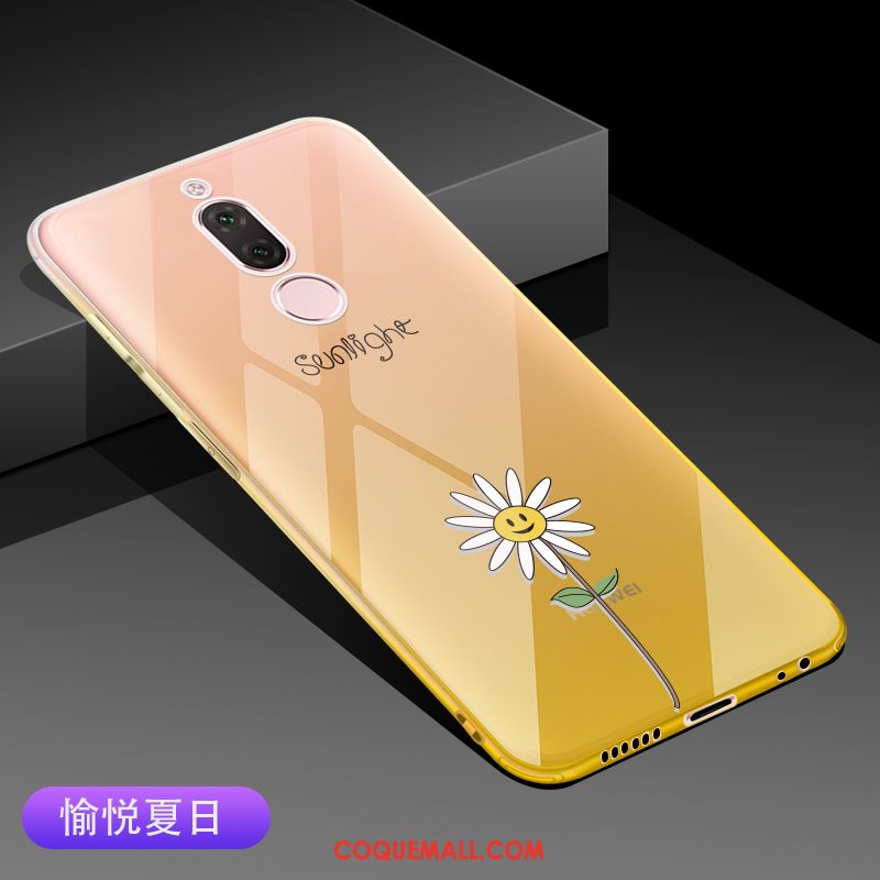 Étui Huawei Mate 10 Lite Transparent Tendance Incassable, Coque Huawei Mate 10 Lite Bleu Protection