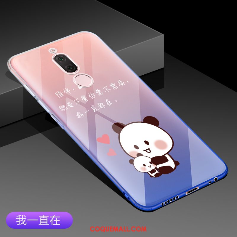 Étui Huawei Mate 10 Lite Transparent Tendance Incassable, Coque Huawei Mate 10 Lite Bleu Protection