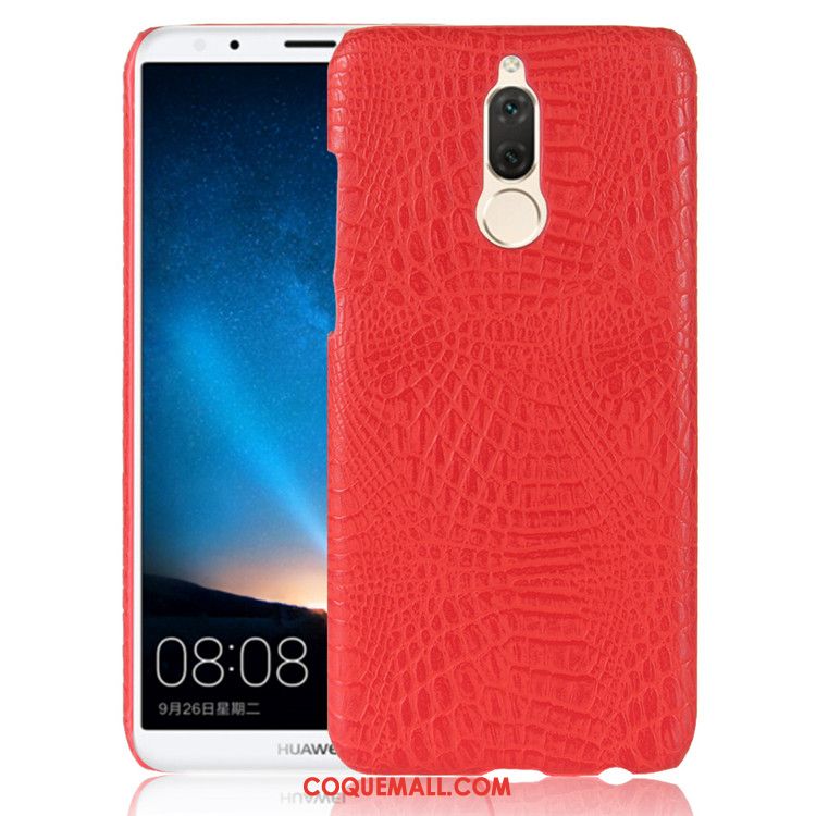 Étui Huawei Mate 10 Lite Téléphone Portable Cuir Protection, Coque Huawei Mate 10 Lite Orange