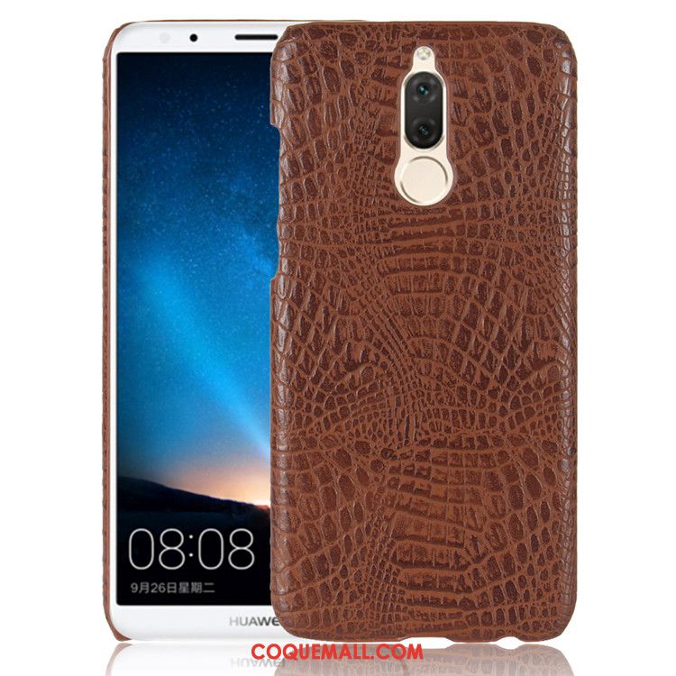 Étui Huawei Mate 10 Lite Téléphone Portable Cuir Protection, Coque Huawei Mate 10 Lite Orange