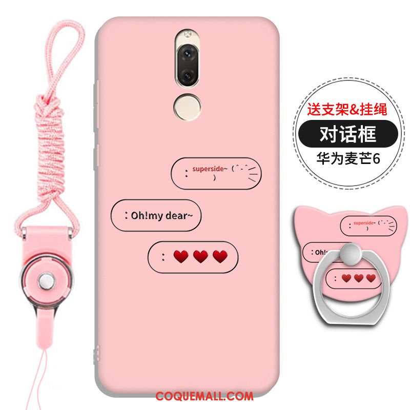 Étui Huawei Mate 10 Lite Téléphone Portable Fluide Doux Rouge, Coque Huawei Mate 10 Lite Personnalité