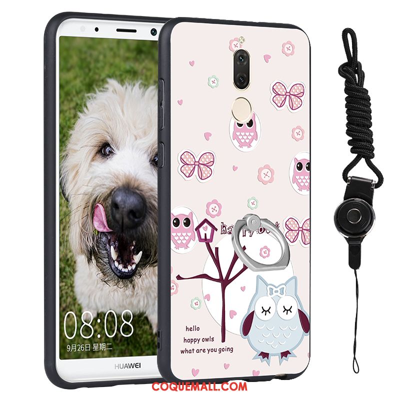 Étui Huawei Mate 10 Lite Téléphone Portable Protection Rose, Coque Huawei Mate 10 Lite Fluide Doux Tout Compris