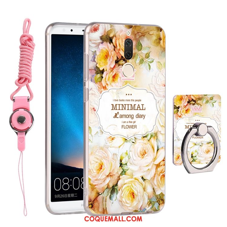 Étui Huawei Mate 10 Lite Téléphone Portable Rose Protection, Coque Huawei Mate 10 Lite Tout Compris Fluide Doux