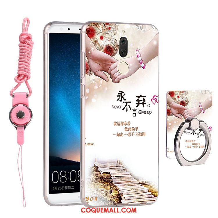 Étui Huawei Mate 10 Lite Téléphone Portable Rose Protection, Coque Huawei Mate 10 Lite Tout Compris Fluide Doux
