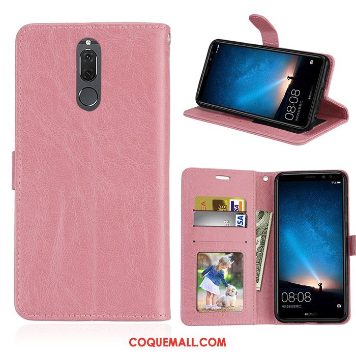 Étui Huawei Mate 10 Lite Téléphone Portable Rouge Jeunesse, Coque Huawei Mate 10 Lite Silicone Portefeuille