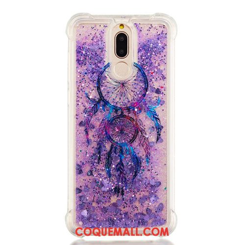 Étui Huawei Mate 10 Lite Violet Incassable Fluide Doux, Coque Huawei Mate 10 Lite Créatif Ballon