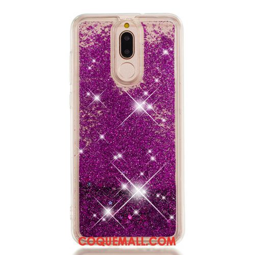 Étui Huawei Mate 10 Lite Violet Incassable Fluide Doux, Coque Huawei Mate 10 Lite Créatif Ballon