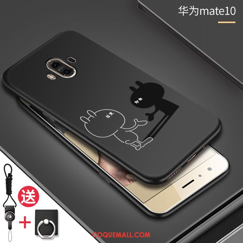 Étui Huawei Mate 10 Net Rouge Incassable Dessin Animé, Coque Huawei Mate 10 Silicone Fluide Doux