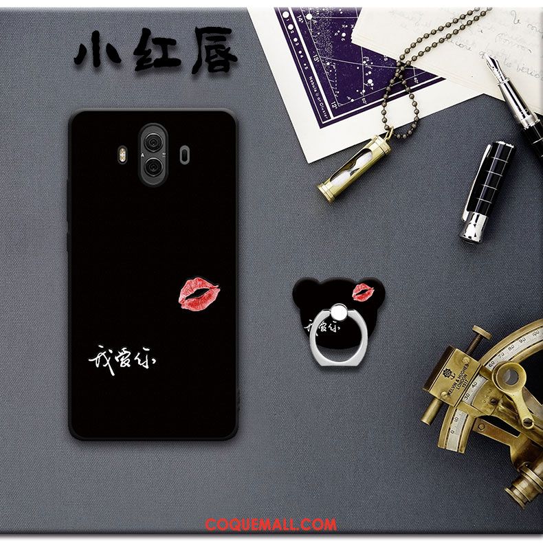 Étui Huawei Mate 10 Noir Incassable Téléphone Portable, Coque Huawei Mate 10