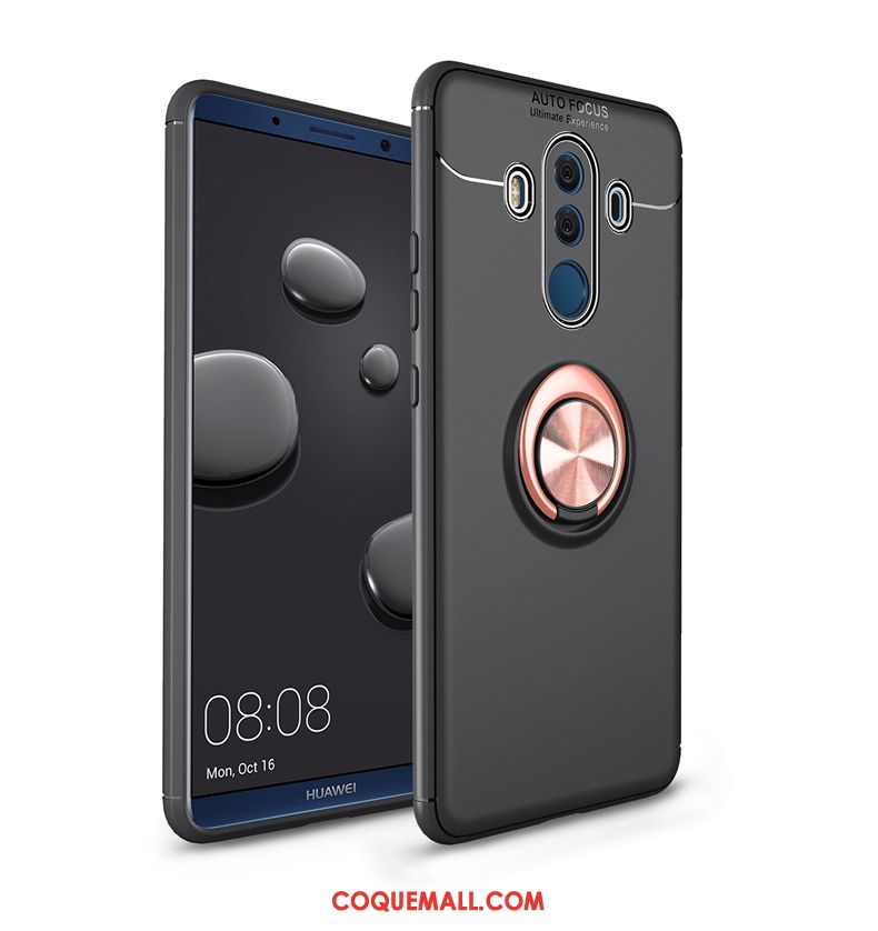 Étui Huawei Mate 10 Pro Anneau Téléphone Portable Noir, Coque Huawei Mate 10 Pro