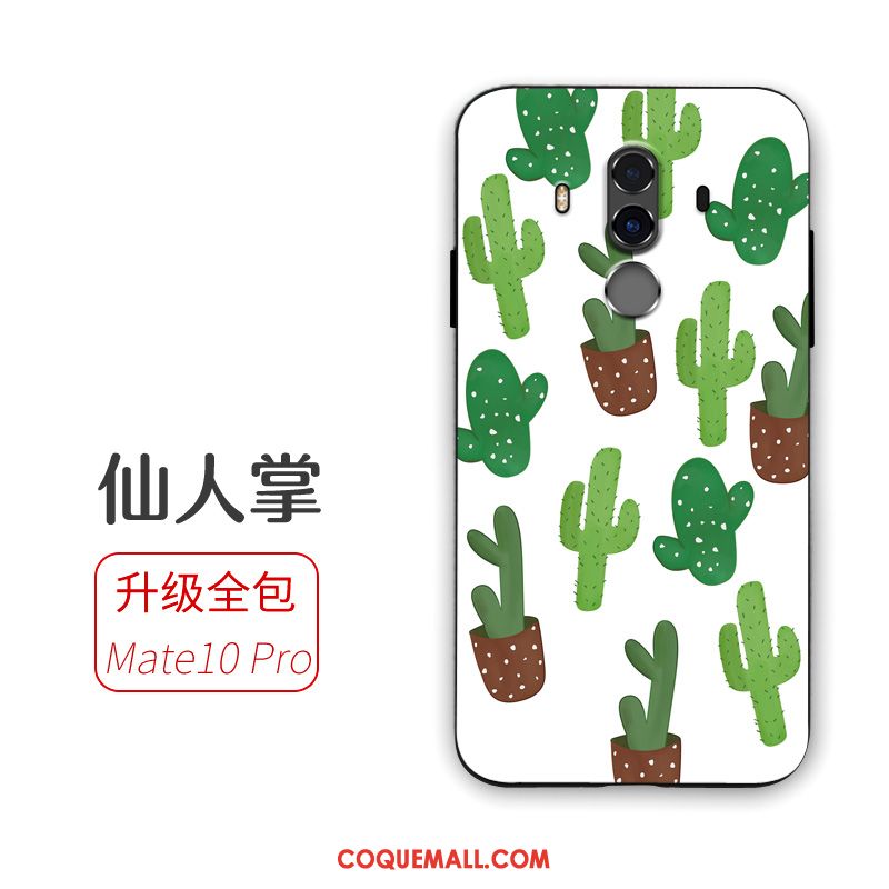 Étui Huawei Mate 10 Pro Fluide Doux Bordure Incassable, Coque Huawei Mate 10 Pro Ornements Suspendus Téléphone Portable