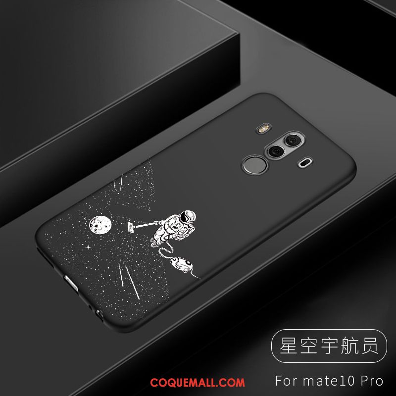 Étui Huawei Mate 10 Pro Protection Téléphone Portable Noir, Coque Huawei Mate 10 Pro Incassable