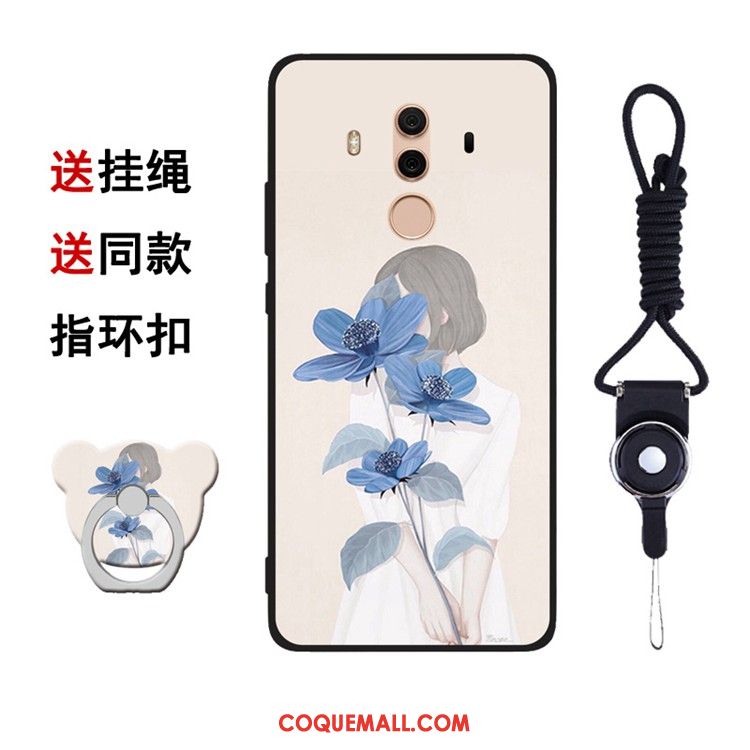 Étui Huawei Mate 10 Pro Silicone Bleu Téléphone Portable, Coque Huawei Mate 10 Pro