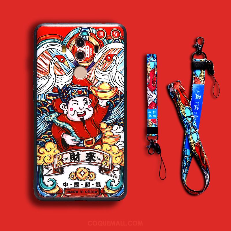 Étui Huawei Mate 10 Pro Style Chinois Gaufrage Personnalité, Coque Huawei Mate 10 Pro Dieu De La Richesse Richesse