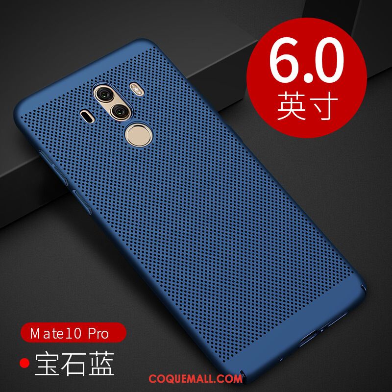 Étui Huawei Mate 10 Pro Téléphone Portable Bleu Tout Compris, Coque Huawei Mate 10 Pro Or Respirant