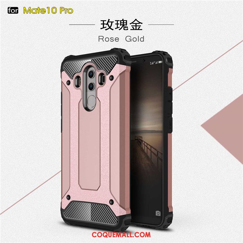 Étui Huawei Mate 10 Pro Téléphone Portable Protection Incassable, Coque Huawei Mate 10 Pro Noir Épaissir