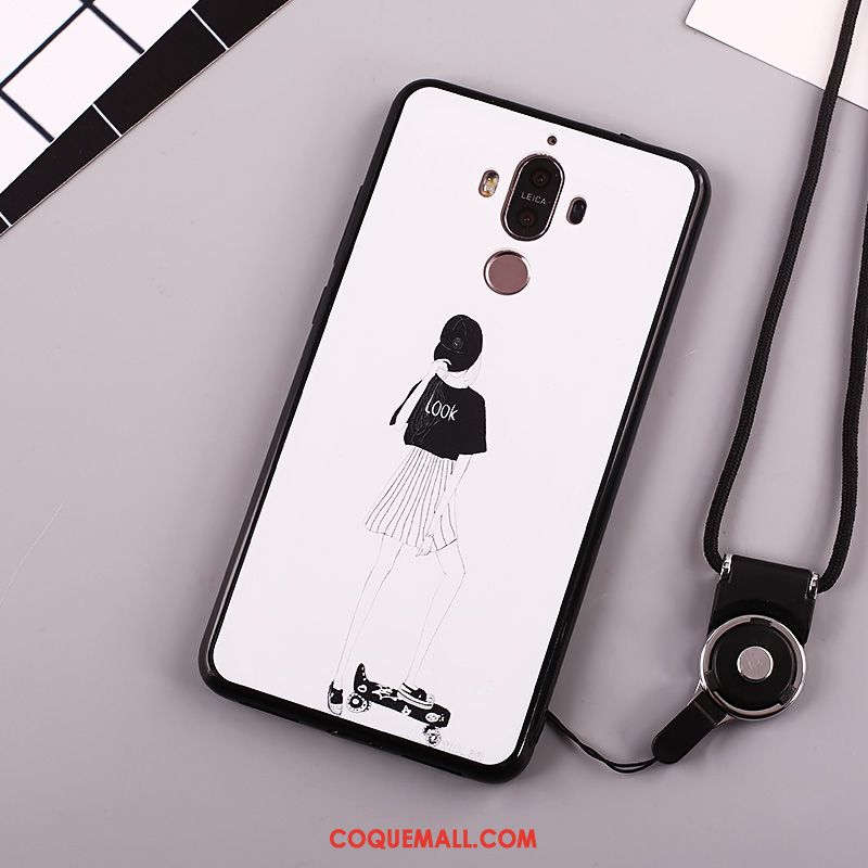 Étui Huawei Mate 10 Pro Téléphone Portable Protection Ornements Suspendus, Coque Huawei Mate 10 Pro Tendance Rouge