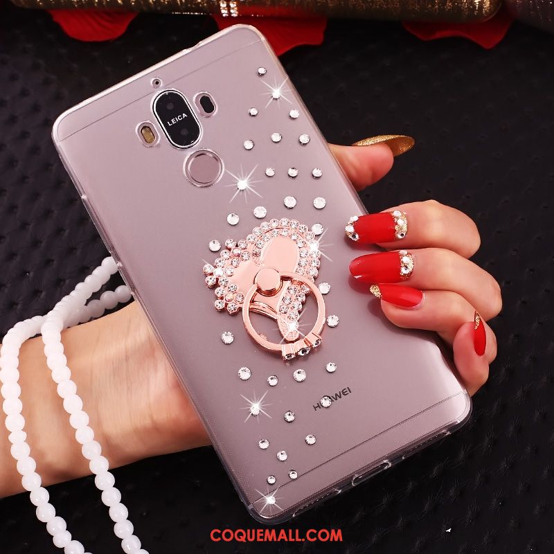 Étui Huawei Mate 10 Pro Téléphone Portable Transparent Strass, Coque Huawei Mate 10 Pro Protection