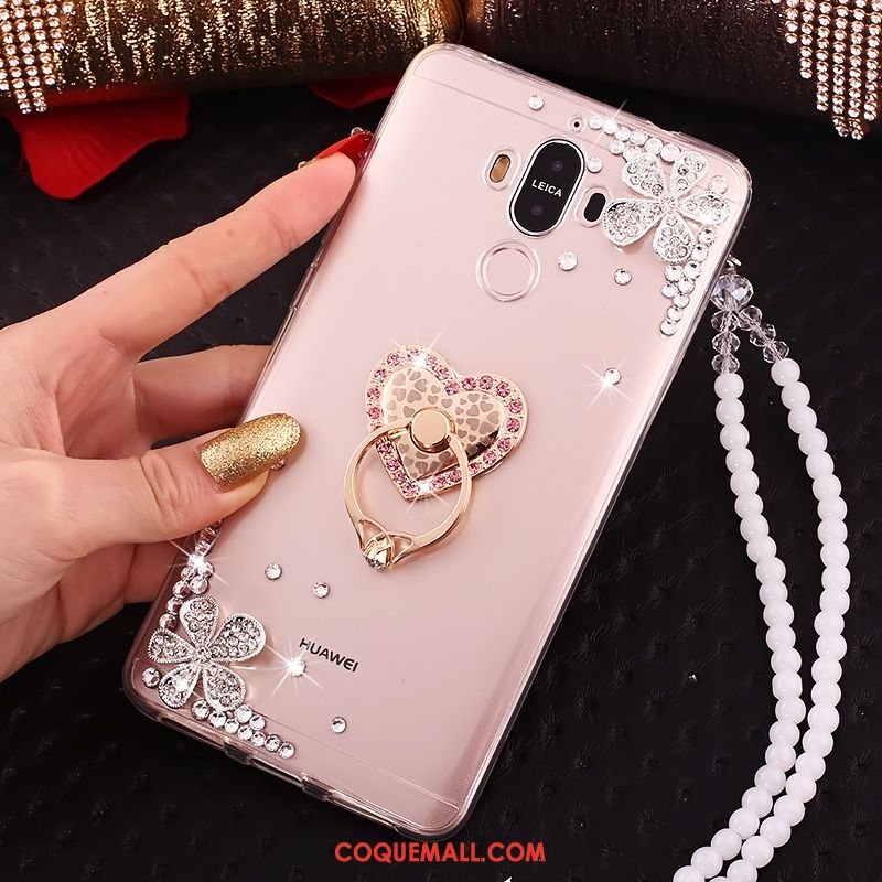 Étui Huawei Mate 10 Pro Téléphone Portable Transparent Strass, Coque Huawei Mate 10 Pro Protection