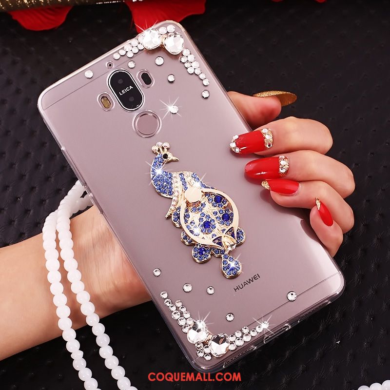 Étui Huawei Mate 10 Pro Téléphone Portable Transparent Strass, Coque Huawei Mate 10 Pro Protection