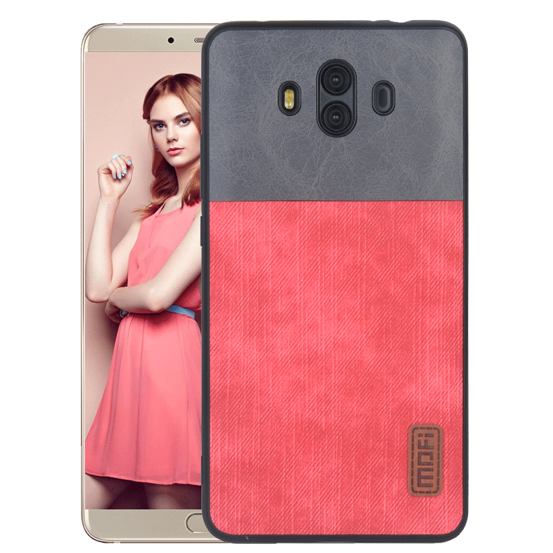 Étui Huawei Mate 10 Protection Couvercle Arrière Silicone, Coque Huawei Mate 10 Fluide Doux Rouge